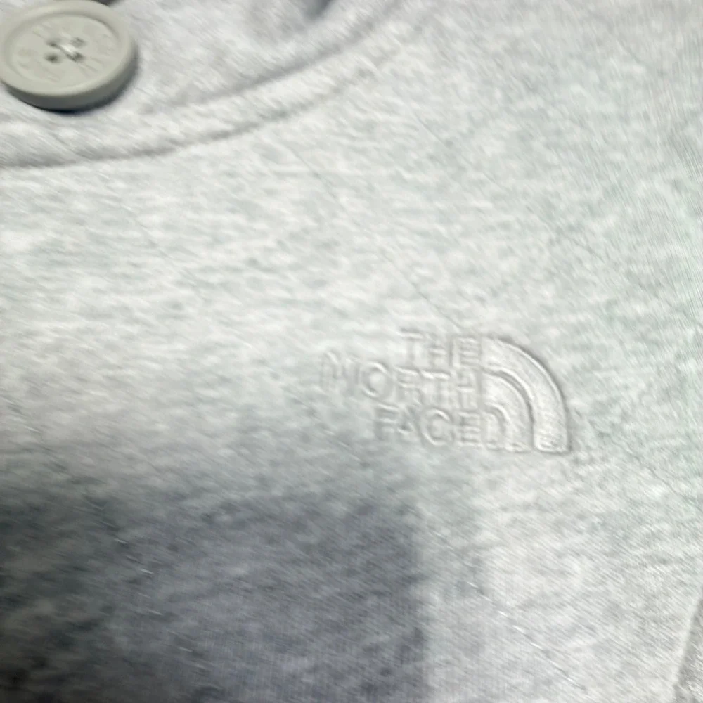 The North Face‎ Women's Quilted Fleece Coat XL Gray Faux Fur Lined Jacket